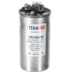 Titan HD Round Dual Capacitor, 50+7.5MFD, 440/370V