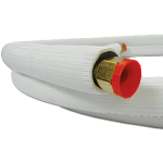 Ductless Lineset, 1/4" x 5/8" x 25', 1/2, White EZ-PULL