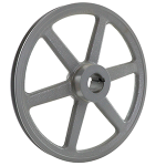 1 Groove Fixed Sheave, 1.1875" Bore, AK104