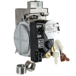 Natural Gas Valve, 1/2" x 1/2", 24 VAC